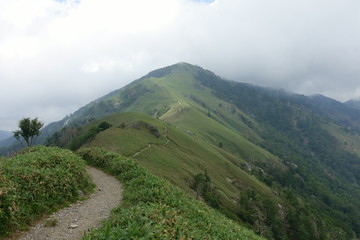 日本の徳島の剣山