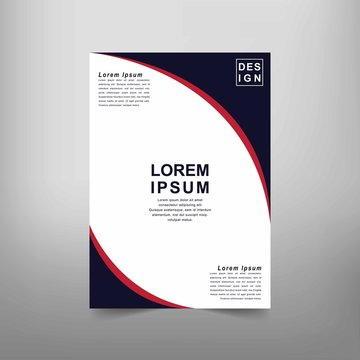 Modern Vector abstract book cover template. Vector of modern abstract background