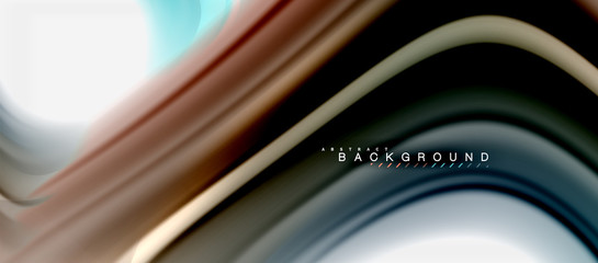 Rainbow fluid colors abstract background twisted liquid design, colorful marble or plastic wavy texture backdrop, multicolored template for business or technology presentation or web brochure cover