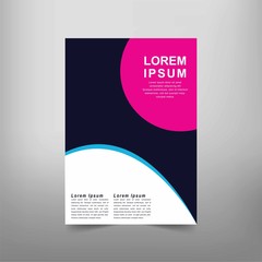 Modern Vector abstract book cover template. Vector of modern abstract background