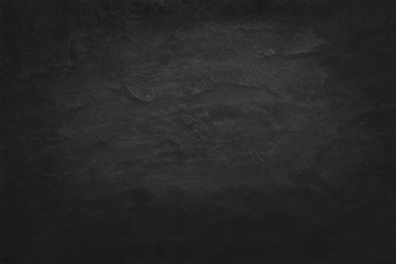 Fototapeta premium Dark grey black slate texture in natural pattern with high resolution for background and design art work. Black stone wall.