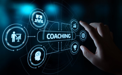 Coaching Mentoring Education Business Training Development E-learning Concept