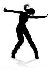 Street Dance Dancer Silhouette