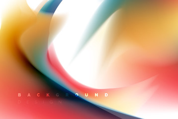 Holographic paint explosion design, fluid colors flow, colorful storm. Liquid mixing colours motion concept, trendy abstract background layout template for business presentation, app wallpaper banner