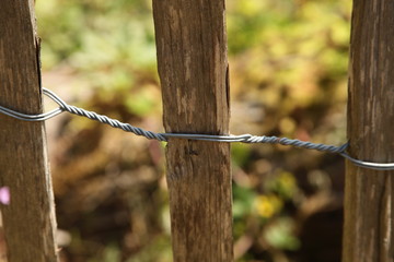 Fence with Wire