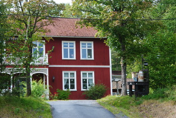 Fototapeta na wymiar Schwedenhaus