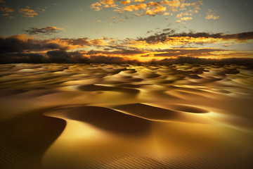 Desert with sand dunes. © Vlastimil Šesták