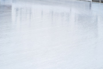 white Ice rink floor