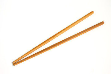 chopsticks tradition chinese japanese on white background