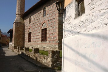 Fototapeta na wymiar Elbasan (Albanie) : Mosquée du Roi 