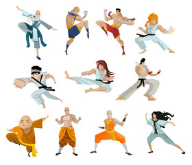 martial arts characters collection