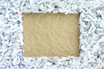 shredded paper security secret recycle background