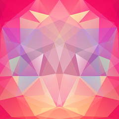Obraz premium Abstract geometric style pink  background. Vector illustration