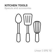 Linear kitchenware icon