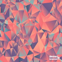 Graphic illustration. Abstract multicolored polygonal mosaic background. Modern geometric triangular pattern. Eps10 Vector illustration