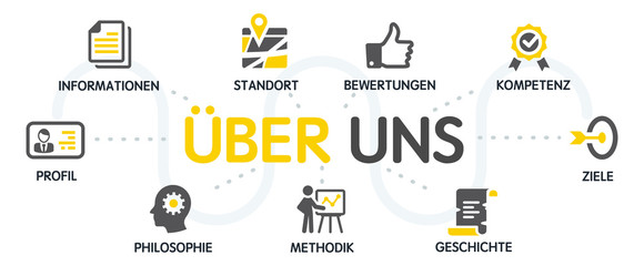 Überuns Vektor Grafik Icons Piktogramme © Matthias Enter