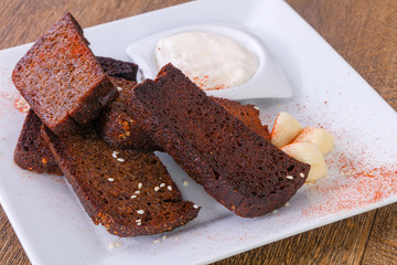 Garlik bread snack