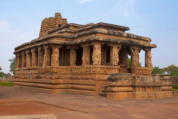 Obraz premium Durga temple, Aihole, Bagalkot, Karnataka. The Galaganatha Group of temples.