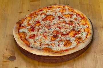 Pizza with cheese