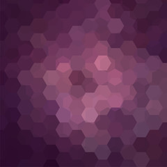 Obraz premium Background of geometric shapes. Purple mosaic pattern. Vector EPS 10. Vector illustration