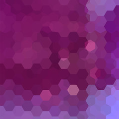 Obraz premium Abstract background consisting of purple hexagons. Geometric design for business presentations or web template banner flyer. Vector illustration