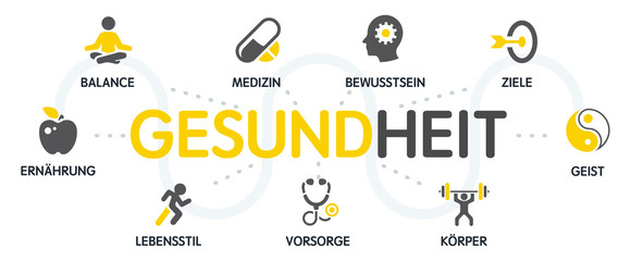 Gesundheit Vektor Grafik Icons Piktogramme