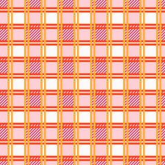 Gingham Checkered Seamless Pattern