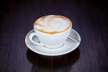 Capuccino coffee cup