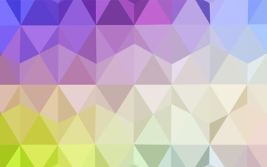 Light Multicolor vector polygonal template.