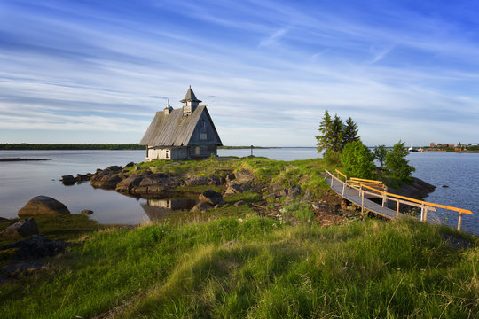 Place where they filmed the famous movie "The Island" by the famous Russian film director Pavel Lungin.Village Rabocheostrovsk, Republic of Karelia,Russia