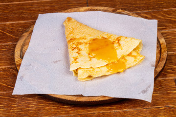 Pancake with honey