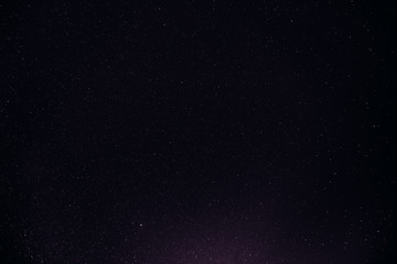 Night Starry Sky Background. Night View Of Glowing Stars