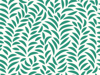 Leaves Pattern. Endless Background. Seamless