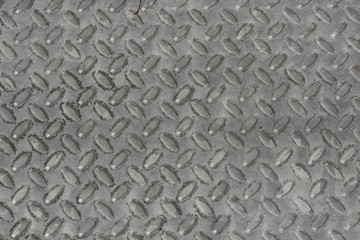 Obraz na płótnie Canvas polished plate scratches steel texture pattern panel diamond floor grey metal background