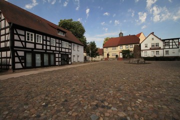 Marktplatz der mecklenburgischen Kleinstadt Wesenberg