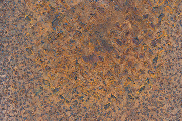 Closeup Old Rusted steel surface abstract texture and background