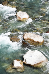 Landscape. Mountain river