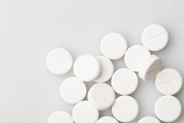 Fototapeta na wymiar Pill and tablets, medicine isolated. Drug. Healthcare. Pharmaceutics. pharmacy.
