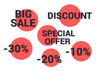 Design pricing tags discount badge. Sale best offer badge