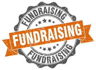 Fototapeta premium fundraising stamp. sign. seal