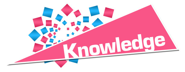 Knowledge Pink Orange Circular Triangle 