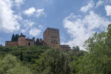 Fototapeta na wymiar ciudad de Granada, La Alhambra