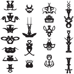 Symmetrical Design Logo Abstract Collection 