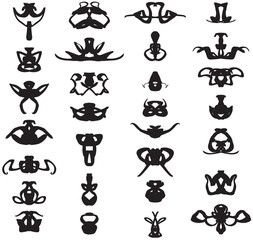 Symmetrical Design Logo Abstract Collection 