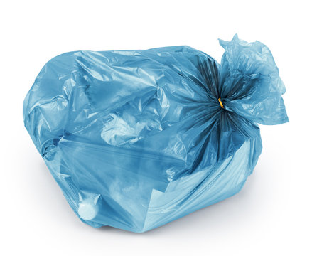 Trash bag isolated on a white background