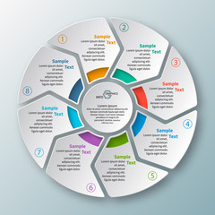 Abstract 3D Paper Infographics