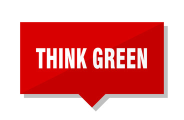 think green red tag