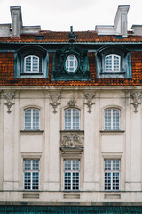 Obraz premium tourist area of the old town in Warsaw