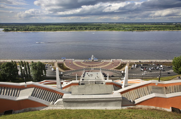 Chkalov Ladder in Nizhny Novgorod. Russia