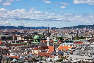 Deurstickers Vienna City Cityscape in Austria © Artur Bogacki